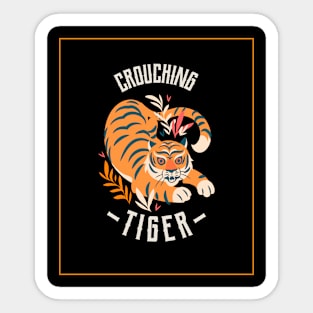 Crouching Tiger Sticker